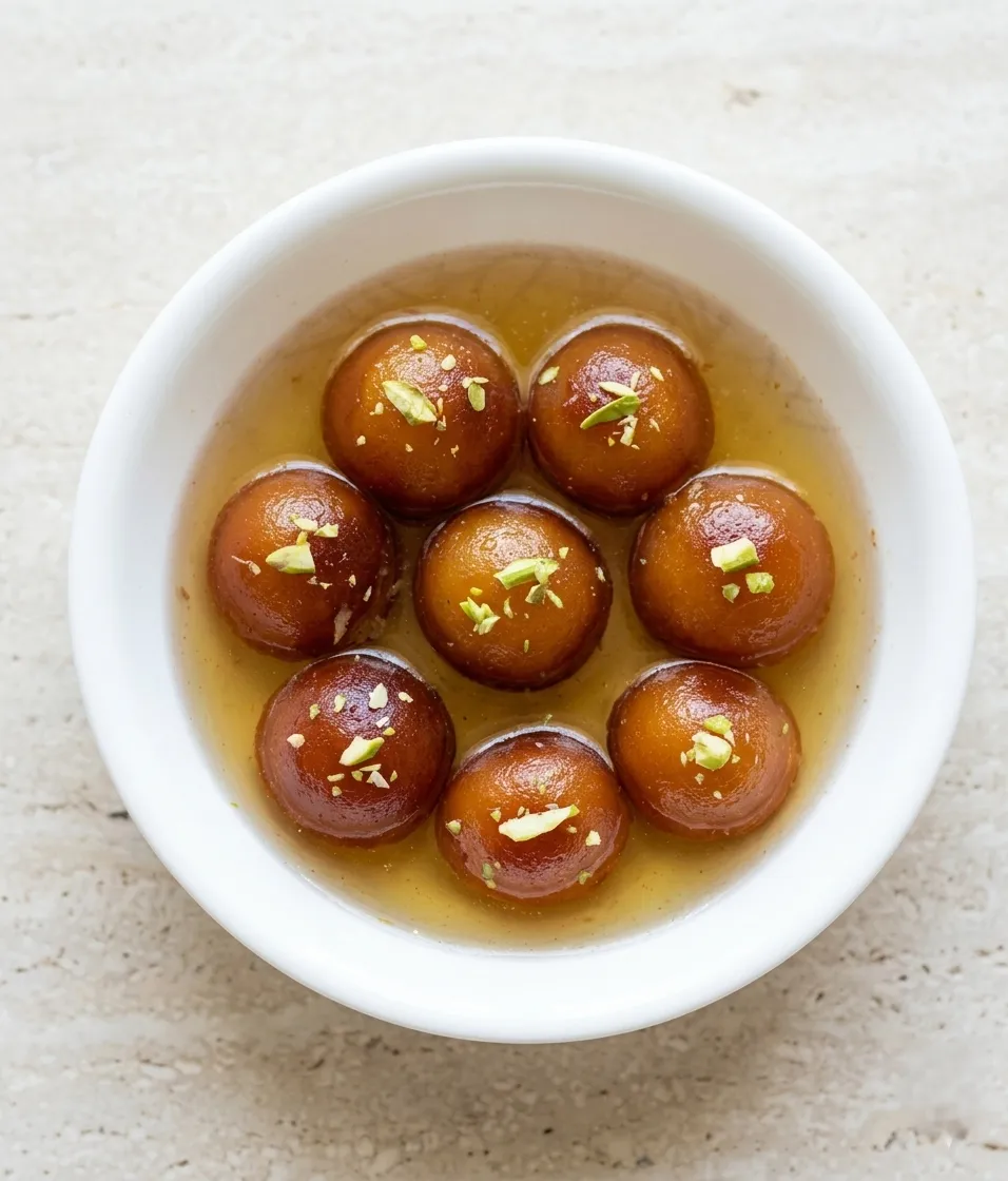 Gulab Jamun dessert at The Mango Tree Indian restaurant in Medicine Hat, AB